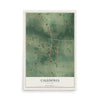 Map of Caledonia, Missouri, 12 x 18 inch unframed archival matte print