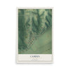 Map of Camden, Missouri, 12 x 18 inch unframed archival matte print