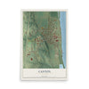 Map of Canton, Missouri, 12 x 18 inch unframed archival matte print