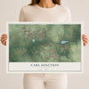 Map of Carl Junction, Missouri, 12 x 18 inch unframed archival matte print