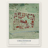 Cheltenham, Missouri map print, the full design