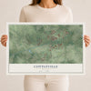 Map of Cottleville, Missouri, 12 x 18 inch unframed archival matte print