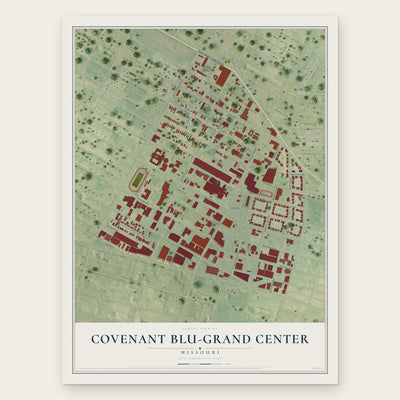 Covenant Blu-Grand Center, Missouri map print, the full design