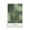 Map of Cowgill, Missouri, 12 x 18 inch unframed archival matte print