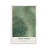 Map of Cross Timbers, Missouri, 12 x 18 inch unframed archival matte print