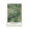 Map of Darlington, Missouri, 12 x 18 inch unframed archival matte print