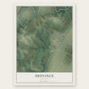 Defiance, Missouri map print, the full design