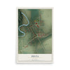 Map of Delta, Missouri, 12 x 18 inch unframed archival matte print