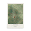 Map of Diamond, Missouri, 12 x 18 inch unframed archival matte print