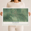 Map of Edgerton, Missouri, 12 x 18 inch unframed archival matte print