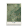 Map of Elmer, Missouri, 12 x 18 inch unframed archival matte print