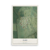 Map of Elmo, Missouri, 12 x 18 inch unframed archival matte print