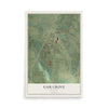 Map of Fair Grove, Missouri, 12 x 18 inch unframed archival matte print