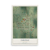 Map of Fair Play, Missouri, 12 x 18 inch unframed archival matte print