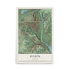 Map of Fenton, Missouri, 12 x 18 inch unframed archival matte print