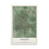 Map of Ferguson, Missouri, 12 x 18 inch unframed archival matte print