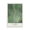 Map of Fillmore, Missouri, 12 x 18 inch unframed archival matte print