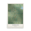 Map of Flemington, Missouri, 12 x 18 inch unframed archival matte print