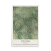Map of Flint Hill, Missouri, 12 x 18 inch unframed archival matte print