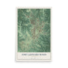Map of Fort Leonard Wood, Missouri, 12 x 18 inch unframed archival matte print