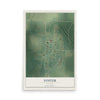 Map of Foster, Missouri, 12 x 18 inch unframed archival matte print