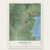 Frankclay, Missouri map print, the full design
