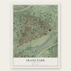 Franz Park, Missouri map print, the full design