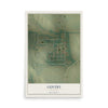 Map of Gentry, Missouri, 12 x 18 inch unframed archival matte print