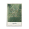 Map of Gilliam, Missouri, 12 x 18 inch unframed archival matte print