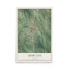 Map of Grant City, Missouri, 12 x 18 inch unframed archival matte print