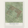 Greater Ville, Missouri map print, the full design