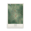 Map of Hale, Missouri, 12 x 18 inch unframed archival matte print