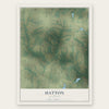 Hatton, Missouri map print, the full design