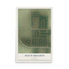 Map of Hayti Heights, Missouri, 12 x 18 inch unframed archival matte print