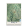 Map of Homestead, Missouri, 12 x 18 inch unframed archival matte print