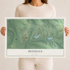 Map of Irondale, Missouri, 12 x 18 inch unframed archival matte print