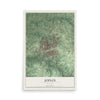 Map of Joplin, Missouri, 12 x 18 inch unframed archival matte print