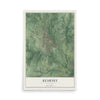 Map of Kearney, Missouri, 12 x 18 inch unframed archival matte print