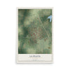 Map of La Plata, Missouri, 12 x 18 inch unframed archival matte print