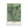 Map of La Russell, Missouri, 12 x 18 inch unframed archival matte print