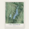 Lake Arrowhead, Missouri map print, the full design