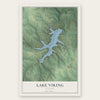 Lake Viking, Missouri map print, the full design