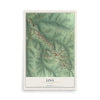 Map of Linn, Missouri, 12 x 18 inch unframed archival matte print