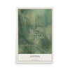 Map of Livonia, Missouri, 12 x 18 inch unframed archival matte print