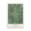 Map of Marquand, Missouri, 12 x 18 inch unframed archival matte print