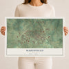 Map of Marshfield, Missouri, 12 x 18 inch unframed archival matte print