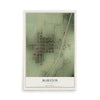 Map of Marston, Missouri, 12 x 18 inch unframed archival matte print