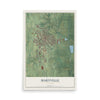 Map of Maryville, Missouri, 12 x 18 inch unframed archival matte print