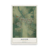 Map of Mayview, Missouri, 12 x 18 inch unframed archival matte print