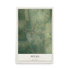 Map of McFall, Missouri, 12 x 18 inch unframed archival matte print